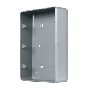 Click Scolmore - Click Metal Clad Pro 2 Gang 50Mm Deep 3 Tier Surface Mounting Box (Without Knockouts) (MCP090B)