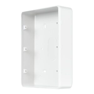 Click Scolmore - Click Metal Clad Pro 2 Gang 50Mm Deep 3 Tier Surface Mounting Box Polar White (MCP090PW)