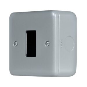 Click Scolmore - Click Metal Clad Pro 1 Gang GridPro Front Plate (MCP20401)