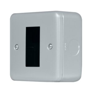 Click Metal Clad Pro 1 Gang New Media Unfurnished Plate 1 Aperture