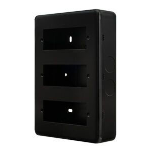 Click Metal Clad Pro 3 Tier Minigrid Plate 18 Aperture Black