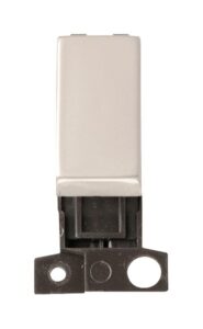 Click Scolmore - Click MiniGrid 2 Way Ingot 10Ax Switch Pearl Nickel (MD002PN)