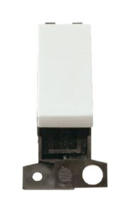 Click Scolmore - Click MiniGrid 2 Way 10Ax Switch White (MD002WH)