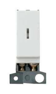 Click Scolmore - Click MiniGrid 2 Way 10Ax Keyswitch White (MD003WH)