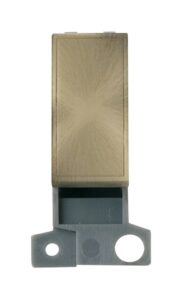 Click Scolmore - Click MiniGrid Blank Ingot Module Antique Brass (MD008AB)