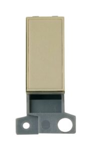 Click Scolmore - Click MiniGrid Blank Ingot Module Brass (MD008BR)