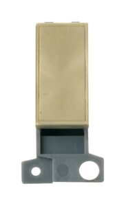 Click Scolmore - Click MiniGrid Blank Ingot Module Satin Brass (MD008SB)