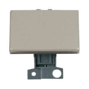 Click Scolmore - Click MiniGrid 2 Way Ingot 10Ax "Paddle" Switch Pearl Nickel (MD009PN)