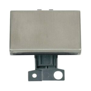 Click Scolmore - Click MiniGrid 2 Way Ingot 10Ax "Paddle" Switch Stainless Steel (MD009SS)