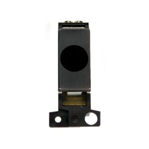 Click Scolmore - Click Minigrid 20A Flex Outlet Module Metal Matt Bronze (MD017BKBZ)