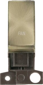 Click Scolmore - Click MiniGrid 13A 10Ax Dp Ingot Switch Ab "Fan" (MD018AB-FN)