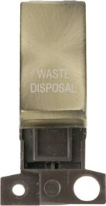 Click Scolmore - Click MiniGrid 13A 10Ax Dp Ingot Switch Ab "Waste Disposal" (MD018AB-WD)