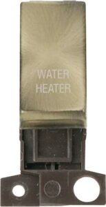 Click Scolmore - Click MiniGrid 13A 10Ax Dp Ingot Switch Ab "Water Heater" (MD018AB-WH)
