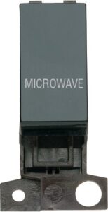 Click Scolmore - Click MiniGrid 13A 10Ax Dp Ingot Switch Bk "Microwave" (MD018BK-MW)