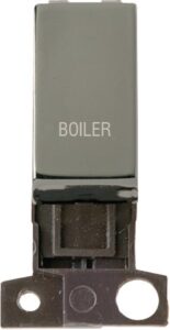 Click Scolmore - Click MiniGrid 13A 10Ax Dp Ingot Switch Bn "Boiler" (MD018BN-BL)
