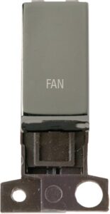 Click Scolmore - Click MiniGrid 13A 10Ax Dp Ingot Switch Bn "Fan" (MD018BN-FN)