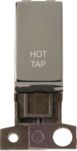 Click Scolmore - Click MiniGrid 13A 10Ax Dp Ingot Switch Bn "Hot Tap" (MD018BN-HT)