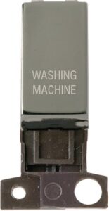 Click Scolmore - Click MiniGrid 13A 10Ax Dp Ingot Switch Bn "Washing Machine" (MD018BN-WM)