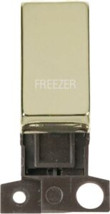 Click Scolmore - Click MiniGrid 13A 10Ax Dp Ingot Switch Br "Freezer" (MD018BR-FZ)