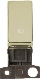 Click Scolmore - Click MiniGrid 13A 10Ax Dp Ingot Switch Br "Hob" (MD018BR-HB)