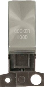 Click Scolmore - Click MiniGrid 13A 10Ax Dp Ingot Switch Bs "Cooker Hood" (MD018BS-CH)