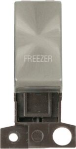 Click Scolmore - Click MiniGrid 13A 10Ax Dp Ingot Switch Bs "Freezer" (MD018BS-FZ)