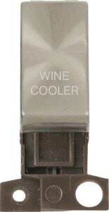 Click Scolmore - Click MiniGrid 13A 10Ax Dp Ingot Switch Bs "Wine Cooler" (MD018BS-WC)