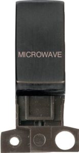 Click Scolmore - Click Minigrid 13A / 10Ax Dp Resistive Switch Module Matt Bronze Microwave (MD018BZ-MW)