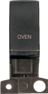 Click Scolmore - Click Minigrid 13A / 10Ax Dp Resistive Switch Module Matt Bronze Oven (MD018BZ-OV)