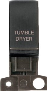 Click Scolmore - Click Minigrid 13A / 10Ax Dp Resistive Switch Module Matt Bronze Tumble Dryer (MD018BZ-TD)
