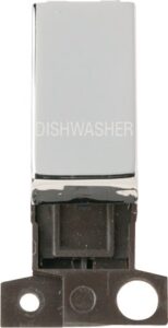 Click Scolmore - Click MiniGrid 13A 10Ax Dp Ingot Switch Ch "Dishwasher" (MD018CH-DW)