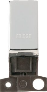 Click Scolmore - Click MiniGrid 13A 10Ax Dp Ingot Switch Ch "Fridge" (MD018CH-FD)