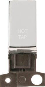 Click Scolmore - Click MiniGrid 13A 10Ax Dp Ingot Switch Ch "Hot Tap" (MD018CH-HT)