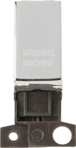 Click Scolmore - Click MiniGrid 13A 10Ax Dp Ingot Switch Ch "Washing Machine" (MD018CH-WM)