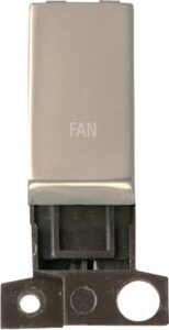 Click Scolmore - Click MiniGrid 13A 10Ax Dp Ingot Switch Pn "Fan" (MD018PN-FN)