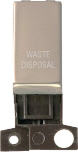Click Scolmore - Click MiniGrid 13A 10Ax Dp Ingot Switch Pn "Waste Disposal" (MD018PN-WD)