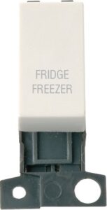 Click Scolmore - Click MiniGrid 13A 10Ax Dp Ingot Switch Pw "Fridge Freezer" (MD018PW-FF)