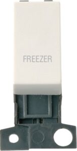 Click Scolmore - Click MiniGrid 13A 10Ax Dp Ingot Switch Pw "Freezer" (MD018PW-FZ)