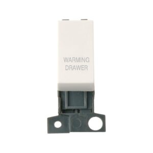 Click Scolmore - Click MiniGrid 13A 10Ax Dp Switch Pw "Warming Drawer" (MD018PW-WDR)