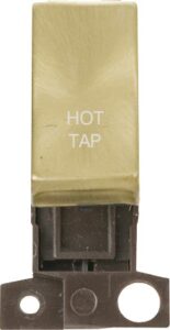 Click Scolmore - Click MiniGrid 13A 10Ax Dp Ingot Switch Sb "Hot Tap" (MD018SB-HT)