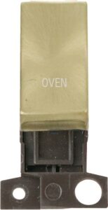 Click Scolmore - Click MiniGrid 13A 10Ax Dp Ingot Switch Sb "Oven" (MD018SB-OV)