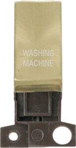 Click Scolmore - Click MiniGrid 13A 10Ax Dp Ingot Switch Sb "Washing Machine" (MD018SB-WM)