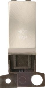 Click Scolmore - Click MiniGrid 13A 10Ax Dp Ingot Switch Sc "Hot Tap" (MD018SC-HT)