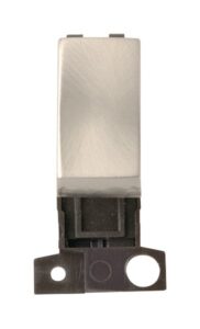 Click Scolmore - Click MiniGrid 13A Resistive 10Ax Dp Switch Satin Chrome (MD018SC)