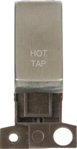 Click Scolmore - Click MiniGrid 13A 10Ax Dp Ingot Switch Ss "Hot Tap" (MD018SS-HT)