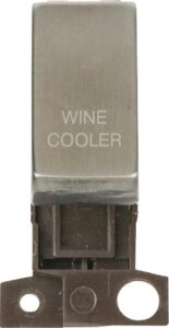 Click Scolmore - Click MiniGrid 13A 10Ax Dp Ingot Switch Ss "Wine Cooler" (MD018SS-WC)