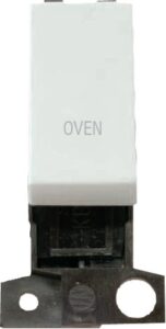 Click Scolmore - Click MiniGrid 13A 10Ax Dp Switch Wh "Oven" (MD018WH-OV)
