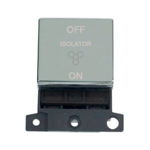 Click Scolmore - Click MiniGrid 10A Ingot 3 Pole Fan Isolation Switch Module (MD020CH)