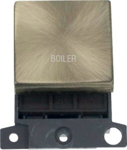 Click Scolmore - Click MiniGrid 20A Dp Ingot Switch Ab "Boiler" (MD022AB-BL)