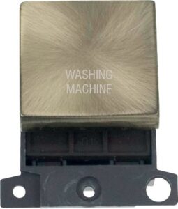 Click Scolmore - Click MiniGrid 20A Dp Ingot Switch Ab "Washing Machine" (MD022AB-WM)